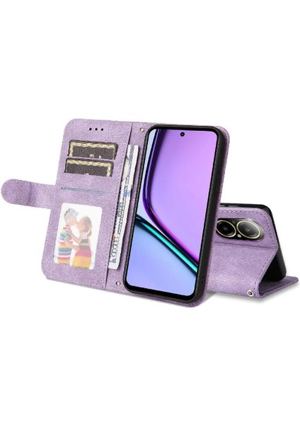 Realme C67 4g Kart Yuvası Sahipleri Için Flip Case Uzun Kayış Cüzdan Kısa (Yurt Dışından) fırsatları