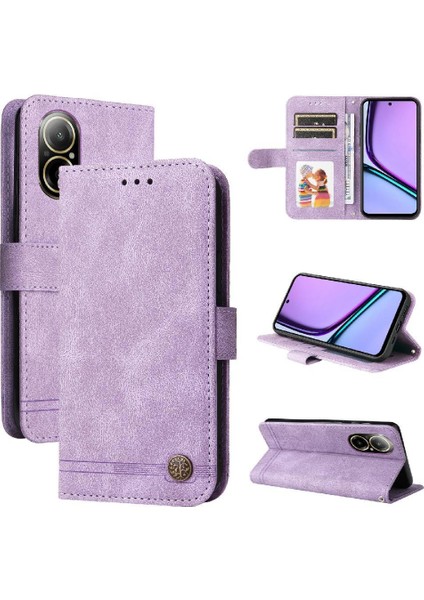 Realme C67 4g Kart Yuvası Sahipleri Için Flip Case Uzun Kayış Cüzdan Kısa (Yurt Dışından) indirimleri