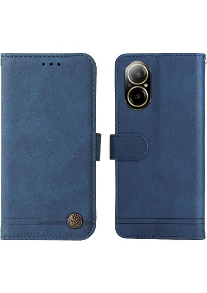 Realme C67 4g Kart Yuvası Sahipleri Için Flip Case Uzun Kayış Cüzdan Kısa (Yurt Dışından) fırsatları