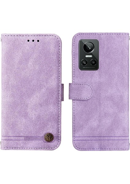 Realme Gt Neo 3 Kart Yuvası Sahipleri Için Flip Case Darbeye Kısa Kayış (Yurt Dışından)