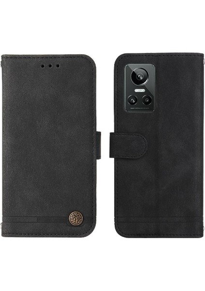 Realme Gt Neo 3 Kart Yuvası Sahipleri Için Flip Case Darbeye Kısa Kayış (Yurt Dışından)