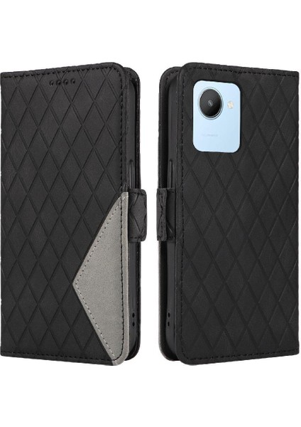 Realme C30 4g Iki Renk Ekleme Desenleri Için Flip Case Şık Koruyucu (Yurt Dışından) fırsatları