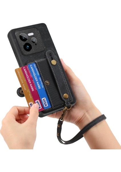 Realme Gt7 Için Kılıf Pro 5g Cüzdan Kayış Bileklik Darbeye (Yurt Dışından)