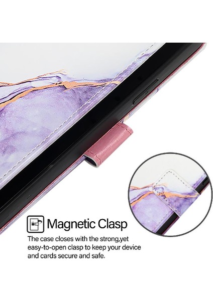 Realme C75 4g Cüzdan Pu Deri Kickstand Mermer Desen Için Kılıf (Yurt Dışından) fırsatları