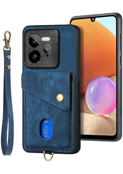 Realme Gt 7 Pro 5g Kart Yuvası Çok Fonksiyonlu Premium Deri Için Kılıf (Yurt Dışından)