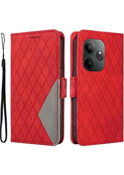 Kart Yuvası ile Realme Gt 6 Şık Koruyucu Telefon Kılıfı Için Flip Case ve (Yurt Dışından)