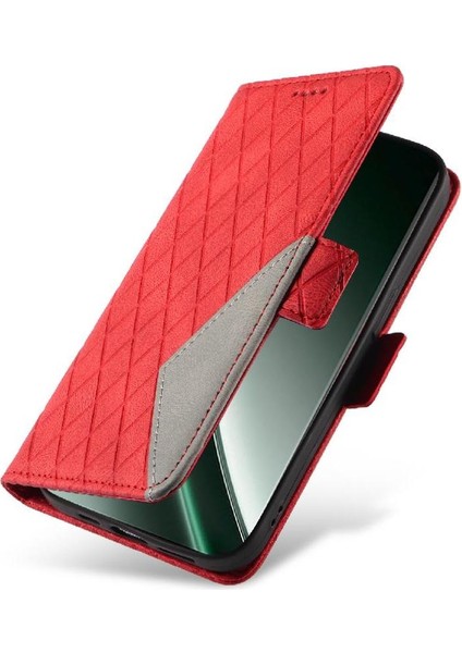 Kart Yuvası ile Realme Gt 6 Şık Koruyucu Telefon Kılıfı Için Flip Case ve (Yurt Dışından)