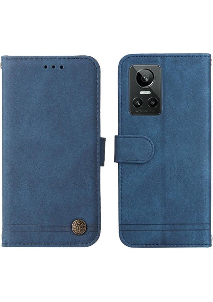 Realme Gt Neo 3 Kart Yuvası Sahipleri Için Flip Case Darbeye Kısa Kayış (Yurt Dışından)