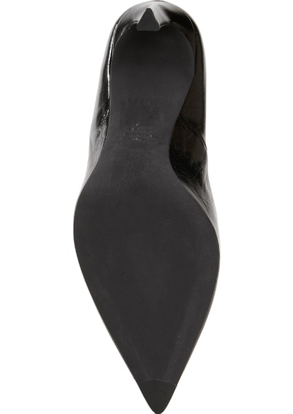 Perfect Court Siyah Deri Stiletto indirimleri