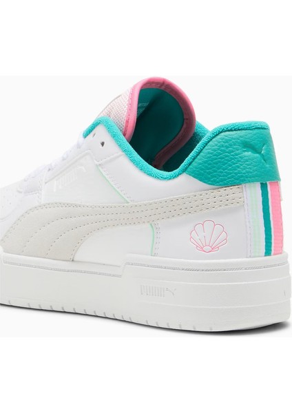 Kadın Puma White-Sparkling Green-Fast Pink Puma Ca Pro Retro Resort Wns Beyaz Kadın Günlük Spor Ayakkabı fırsatları