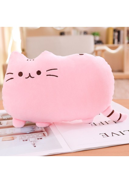 40CM Sevimli Kurabiye Kedi Peluş Oyuncak Bebek Yastık Hediye (Yurt Dışından)