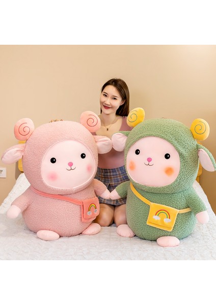 22CM Sevimli Koyun Peluş Bebek Bebek Yastık Hediye (Yurt Dışından)