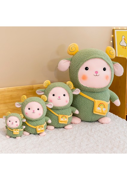 22CM Sevimli Koyun Peluş Bebek Bebek Yastık Hediye (Yurt Dışından)