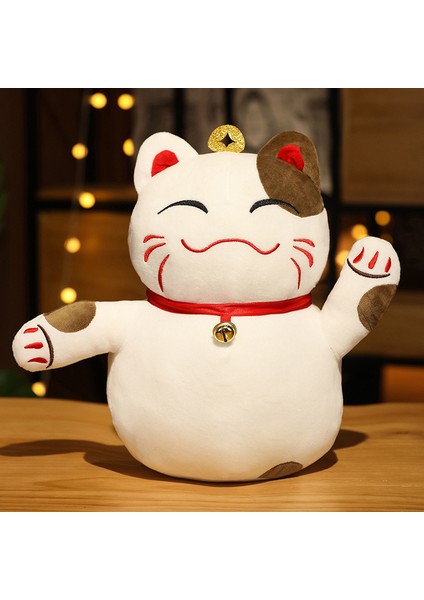 35CM Sevimli Servet Kedi Peluş Oyuncak Bebek Yastık Hediye (Yurt Dışından)