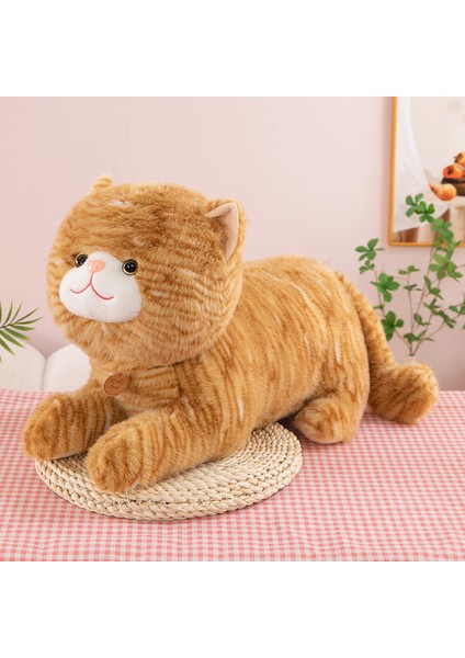 35CM Sevimli Kedi Peluş Oyuncak Bebek Bebek Yastık Hediye (Yurt Dışından)