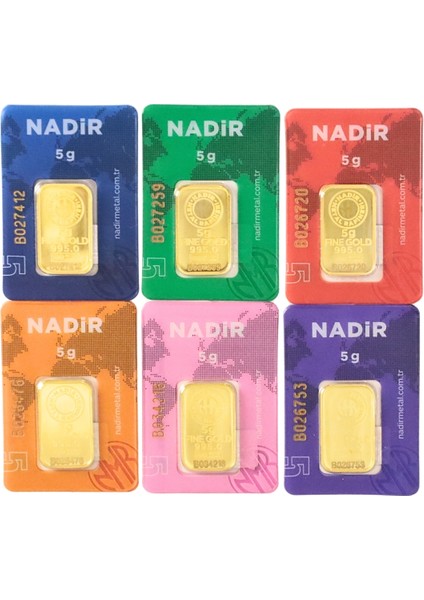 AgaKulche Nadir 5 Gram Altın (995) 24 Ayar Külçe Altın modelleri