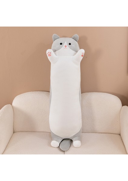 110CM Uzunluğunda Kedi Klip Bacaklar Peluş Oyuncak Bebek Bebek Yastık Hediye (Yurt Dışından)