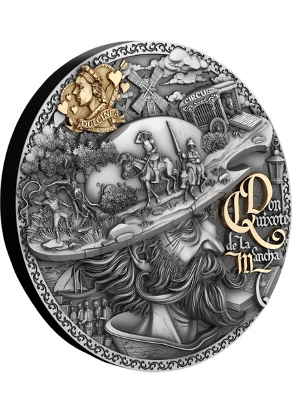 Agakulche Don Kişot Altın Kaplama Gümüş Sikke Coin fırsatları