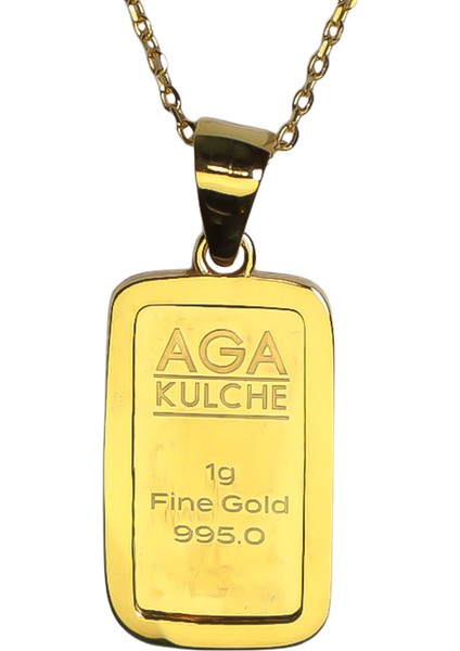 1 gr Külçe Altın Kolye