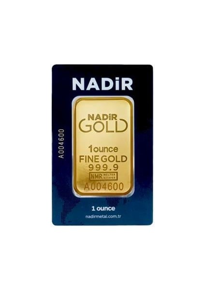 Agakulche Nadir 1 Ons 31.10 gr Külçe Altın