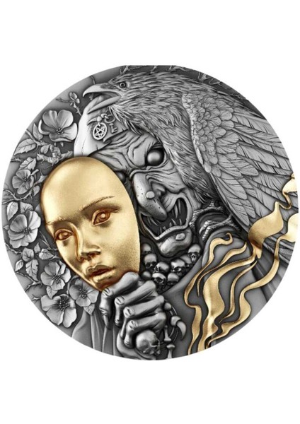 Maskenin Ardındaki Cadı Gümüş Sikke Coin