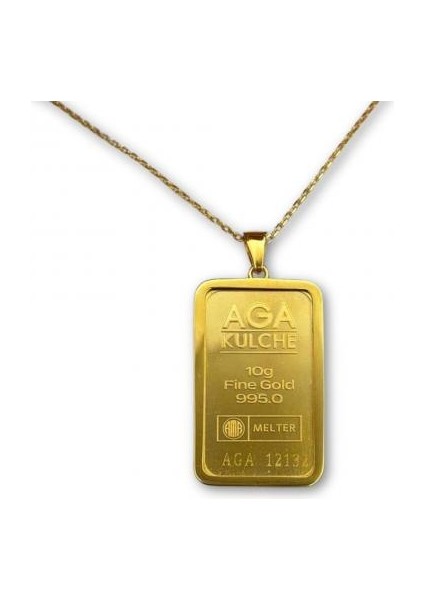 10 gr Altın Külçe Kolye