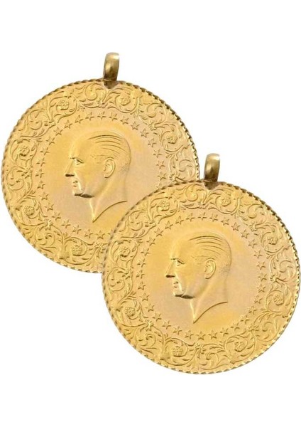 Eski 2 Adet Yarım Altın