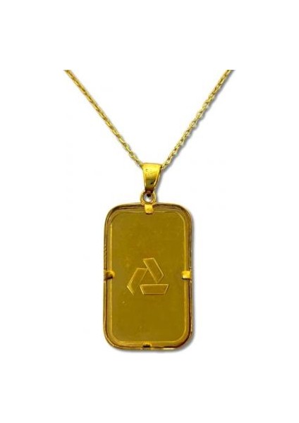 2.5 gr Altın Külçe Kolye