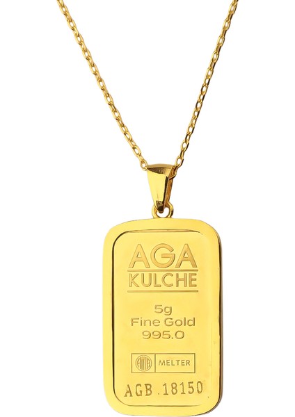 5 gr Altın Külçe Kolye