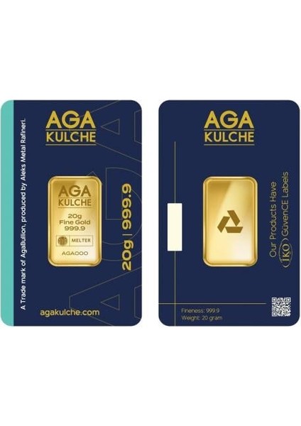 20 gr 24 Ayar 999.9 Külçe Altın modelleri