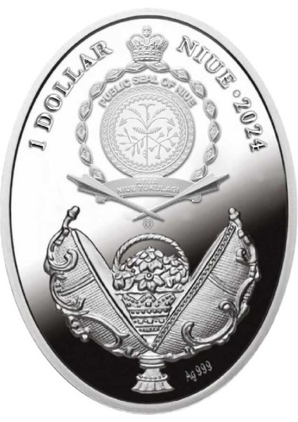Paskalya Yumurtası Gümüş Sikke Coin