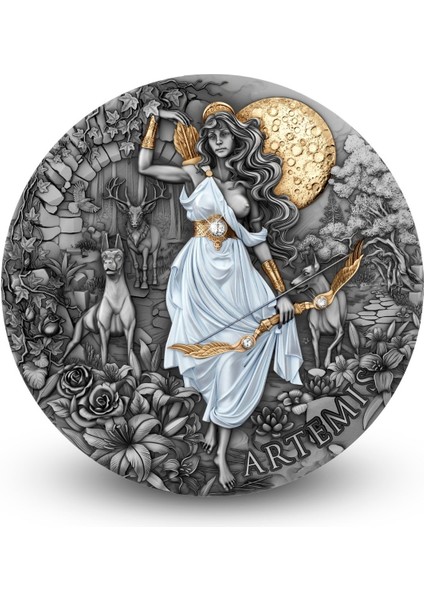 Agakulche Artemis Gümüş Sikke Coin