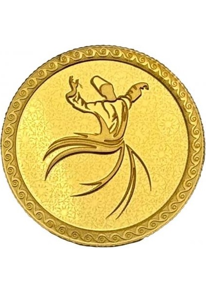 Mevlana 1/10 Ons 2024 Altın Sikke Coin