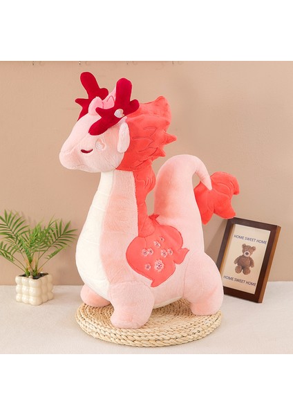 35CM Karikatür Ejderha Peluş Oyuncak Bebek Yastık Hediye (Yurt Dışından)