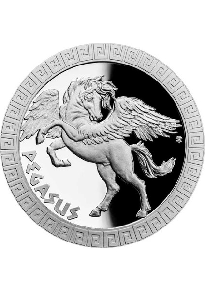 Mythical Creatures Pegasus Proof 1 Ons 999 Gümüş Coin
