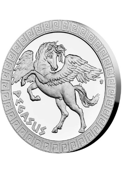Mythical Creatures Pegasus Proof 1 Ons 999 Gümüş Coin fiyatları