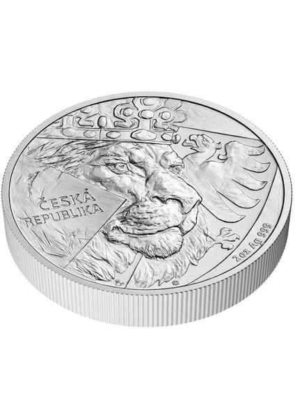Czech Lion 2024 2 Ons Gümüş Sikke Coin modelleri