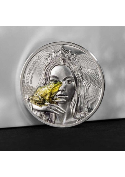 Kurbağa ve Prenses Gümüş Sikke Coin modelleri