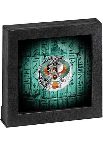Tutankhamun Şahin Gümüş Sikke Coin modelleri