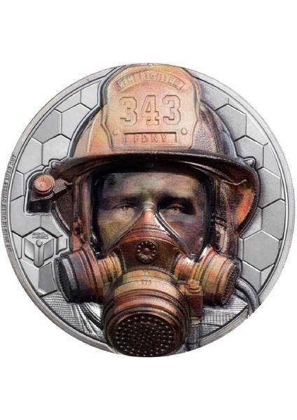 Gerçek Kahramanlar İtfaiye Gümüş Sikke Coin
