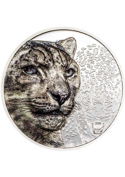 Kar Leoparı Gümüş Sikke Coin