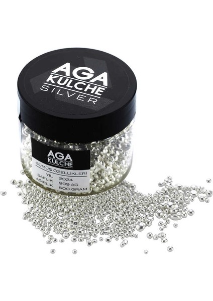500 gr 999.0 Granül Gümüş modelleri