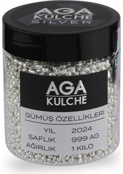 1000 gr 999.0 Granül Gümüş