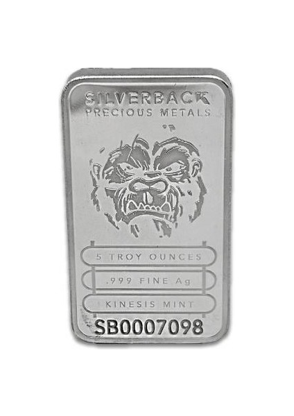 Gorilla 5 Ons Külçe Gümüş