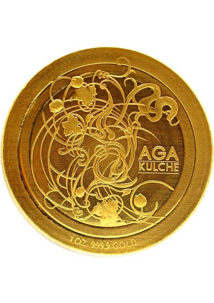 Kaplan 1 Ons 31.10 gr 999.9 Altın Sikke Coin
