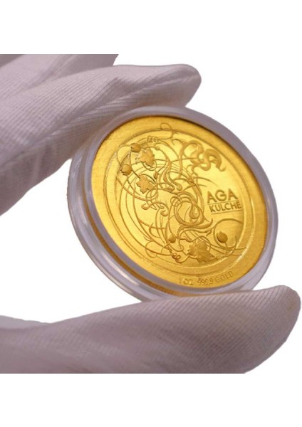 Kaplan 1 Ons 31.10 gr 999.9 Altın Sikke Coin