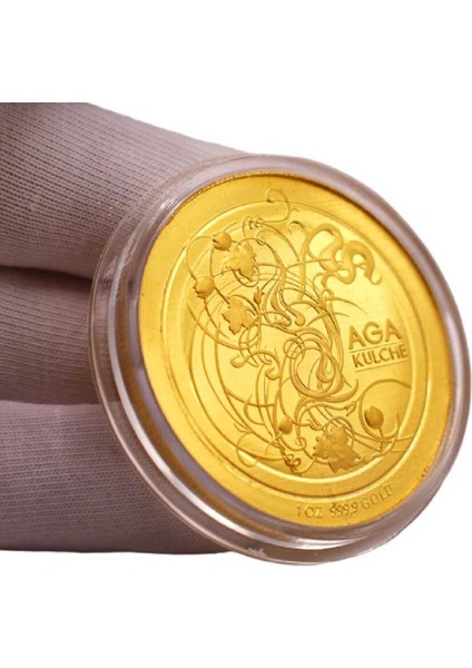 Kaplan 1 Ons 31.10 gr 999.9 Altın Sikke Coin