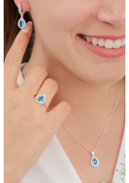Damla Model Set Aqua S4KQ 925