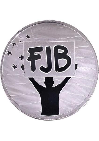 FJB Lets Go Brandon Gümüş Sikke Coin
