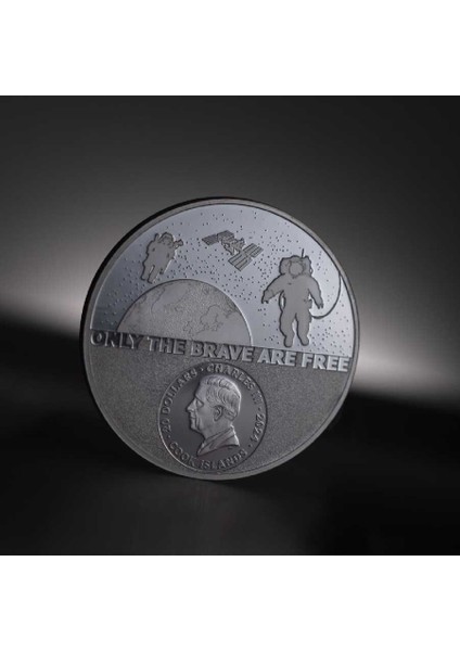 Gerçek Kahramanlar Astronot Gümüş Sikke Coin